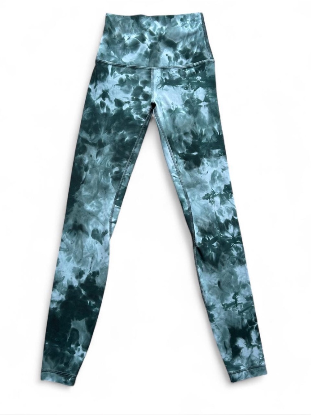 Lululemon High Waisted Align Leggings Size 0 Athleisure Acid Washed Clove Green